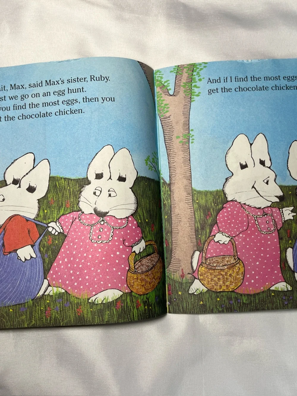 Rare Signed Max’s Chocolate Chicken 1993 Max & Ruby Paperback Book‎ Vintage